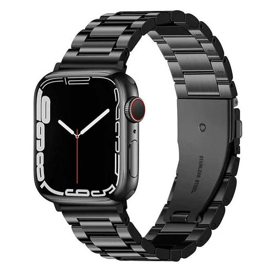 Premium Stainless Steel Band for Apple Watch 42/44/45/46/49 mm - Black