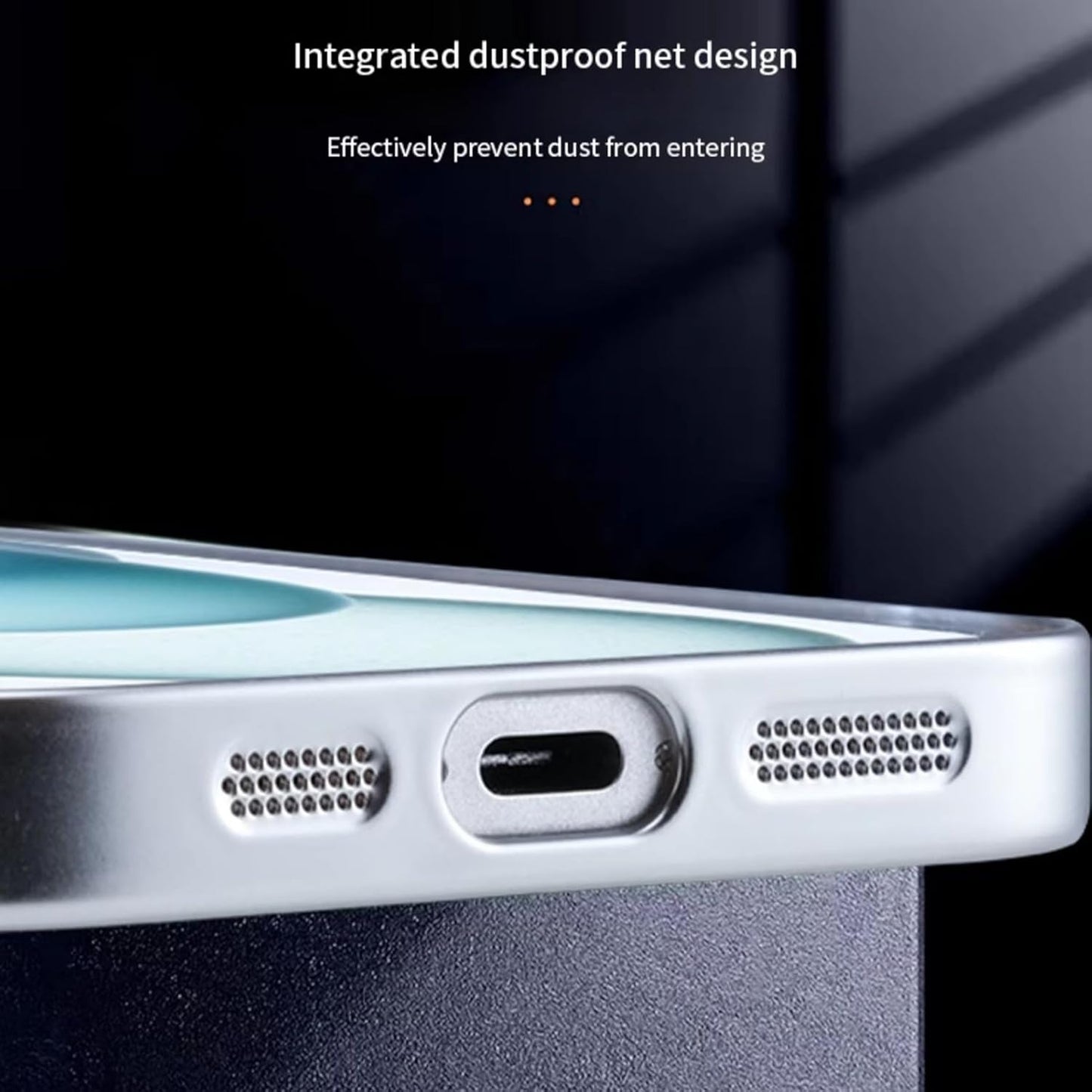 Leather MagSafe Case with Camera Protection Kickstand for iPhone 16 - Blue