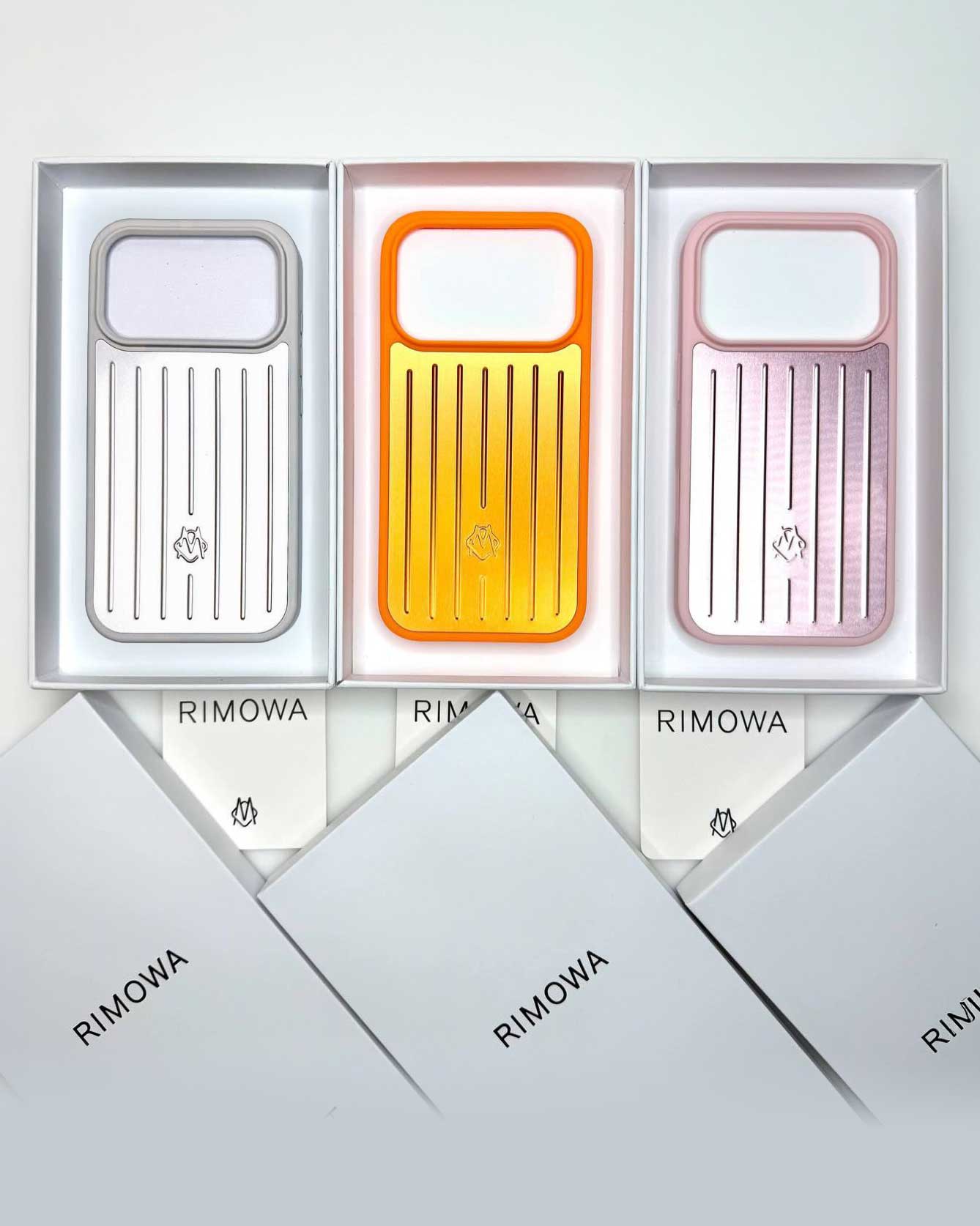 RIMOWA iPhone 17 Pro Max Aluminium Silicone Case (Without Magsafe)