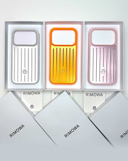 TecHub RIMOWA iPhone 17 Pro Max aluminium silicone case, protective phone cover with a sleek, durable design.