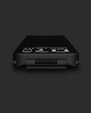 Black TecHub AULUMU G07 POP-UP laptop stand with adjustable support for ergonomic typing and improved airflow.