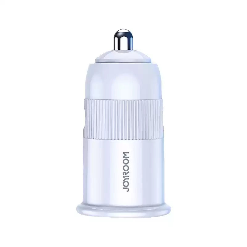 JOYROOM C-A06 3.1A Dual-Port Smart Car Charger - White - TecHub