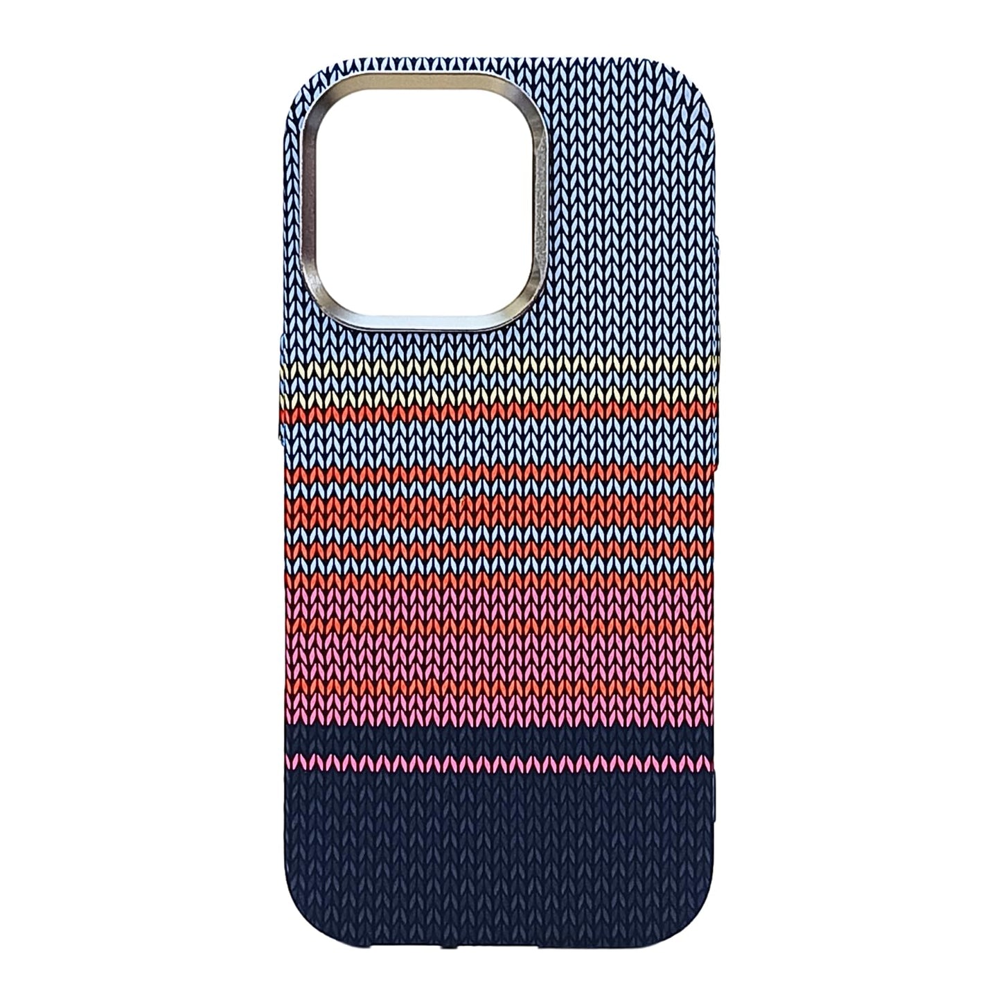 FreeAir Matte MagSafe Carbon Fiber Design Case for iPhone 14 Pro Max - Blue/Red