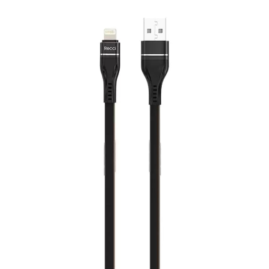 Recci - Lightning Cable 100 cm - Black / RTC-N04L - TecHub