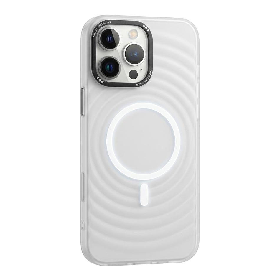 TecHub matte translucent iPhone 14 Pro Max case with camera frame, designed for stylish protection and sleek look.