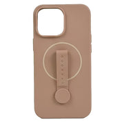 Invisible magnetic liquid silicone rotating wristband case for iPhone 15 by TecHub, showing sleek, flexible design with magnetic closure.