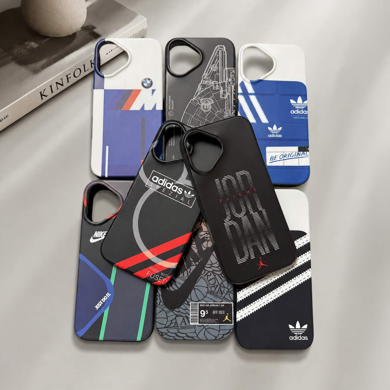Sports Brands Silicone Matte Shockproof Case for iPhone 17