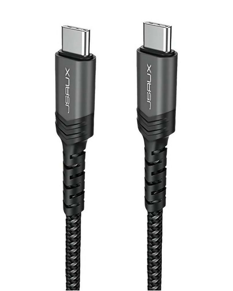 JSAUX USB C to USB C Cable 100W/5A [1-Pack 6.6ft], QC 4.0/USB PD Fast Charging CC0020