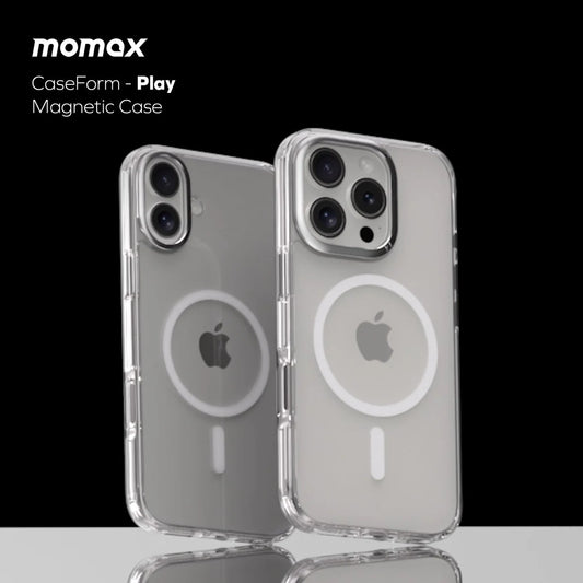 Momax CaseForm Play iPhone 16 Clear Case With MagSafe