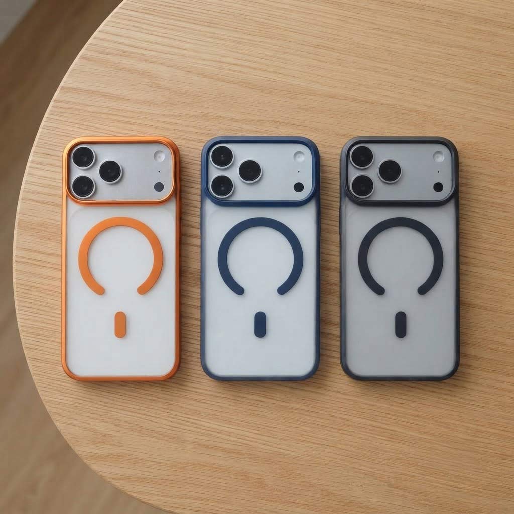 Ultra-thin Full-coverage PC Frosted Electroplating for iPhone 17 Pro Max