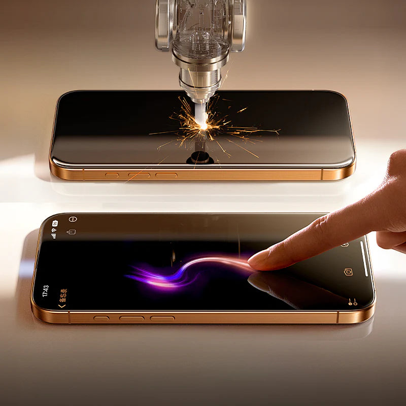 MOCOLL Master 2.5D Tempered Glass Screen Protector 2nd Generation Double Reinforced for iPhone 17