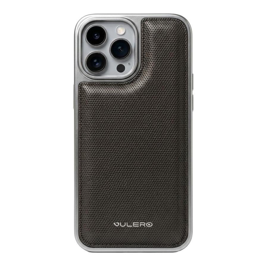 TecHub Dulero Pump luxury electroplated shiny case for iPhone 15 Pro Max, featuring a sleek, reflective finish and durable design.