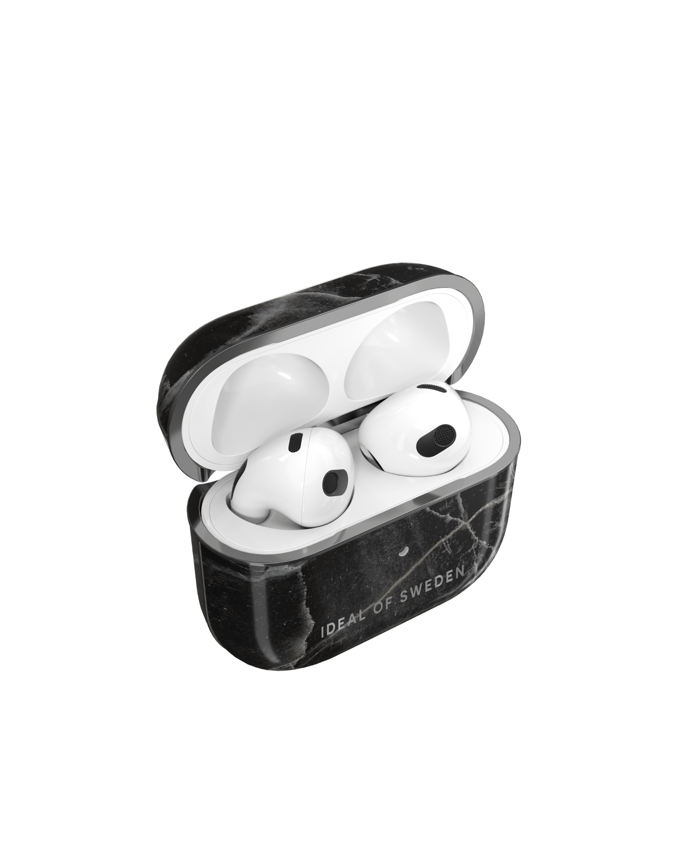 Ideal of Sweden Black Thunder Marble Airpods Pro 1/2 Case - TecHub