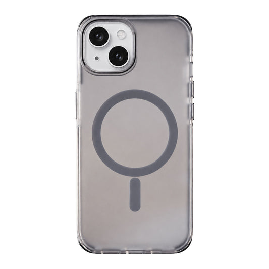 Luxury Magsafe Brushed TPU Bumper Case For iPhone 15 - Grey