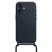 TecHub fashion crossbody silicone case with shoulder strap for iPhone 16, soft material and stylish design.