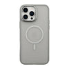 Case World Fashion Matte Translucent with Camera Frame for iPhone 15 Pro Max - iPhone 15 Pro Max / Gray