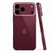 TecHub Lanex transparent TPU case for iPhone 17/18 Pro showing slim, clear protection with precise cutouts and a sleek design.