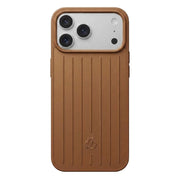 TecHub vertical striped iPhone 17 Pro case with full coverage, designed for stylish protection of the smartphone.