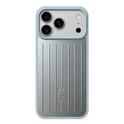 TecHub RIMOWA iPhone 17 Pro Max aluminium silicone case, slim protective cover in sleek design, no MagSafe, for durable phone protection.