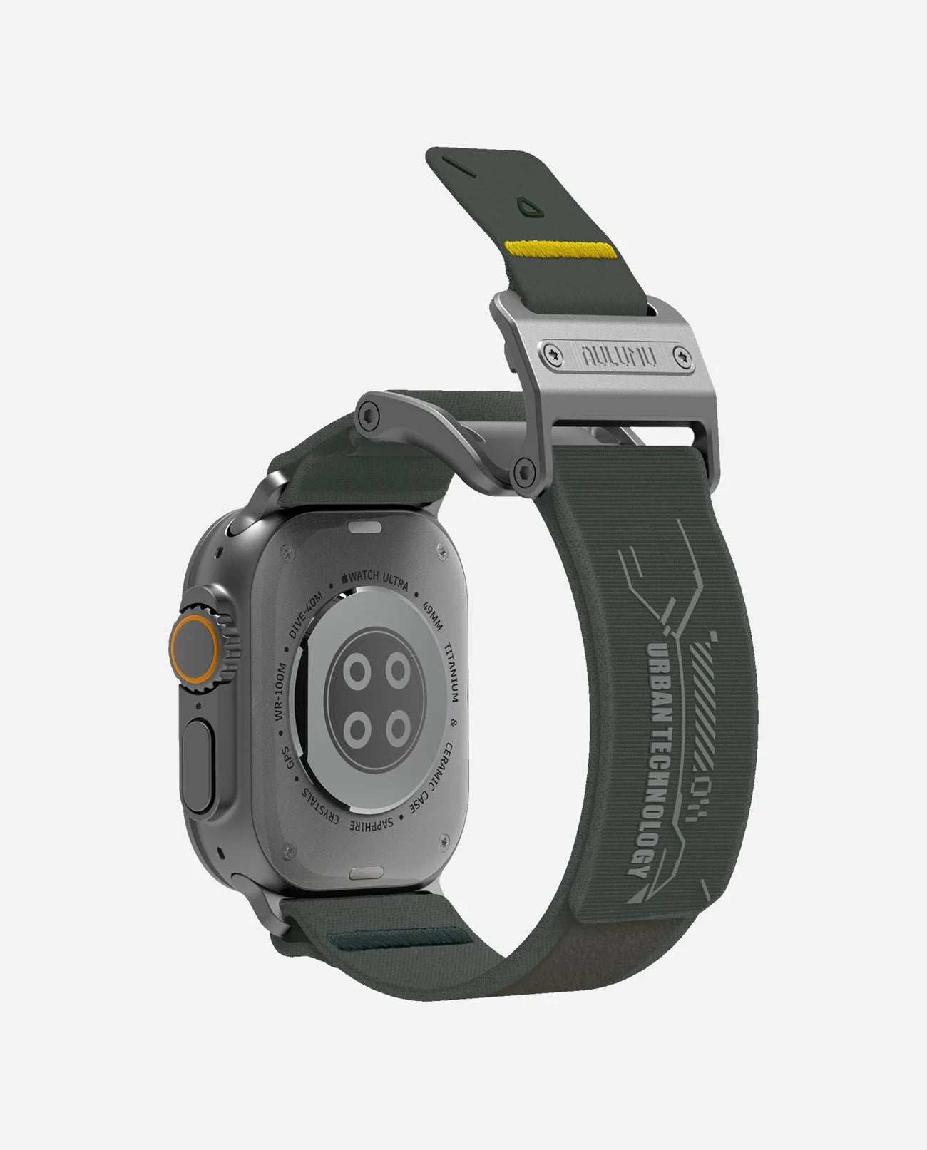 AULUMU A11 Mag Buckle Slim Band for Apple Watch Series 42/44/45/46/49 mm - TecHub