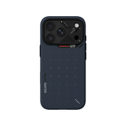 Aulumu A18 Ultra Slim Particle Aramid Fiber case for iPhone 17/18 Pro Max in black with textured finish, designed by TecHub.