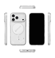 AULUMU A18 Ghost Lumen transparent iPhone 17/18 Pro Max case by TecHub, showcasing clear design with luminous accents on the back.
