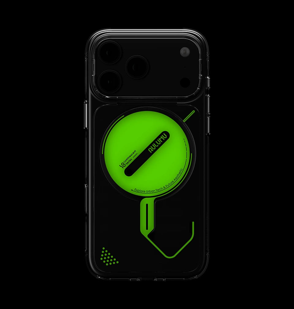 AULUMU A18 Ghost Lumen Transparent Case for iPhone 17/18 Pro Max