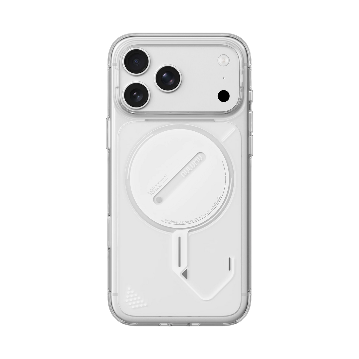 AULUMU A18 Ghost Lumen Transparent Case for iPhone 17/18 Pro Max