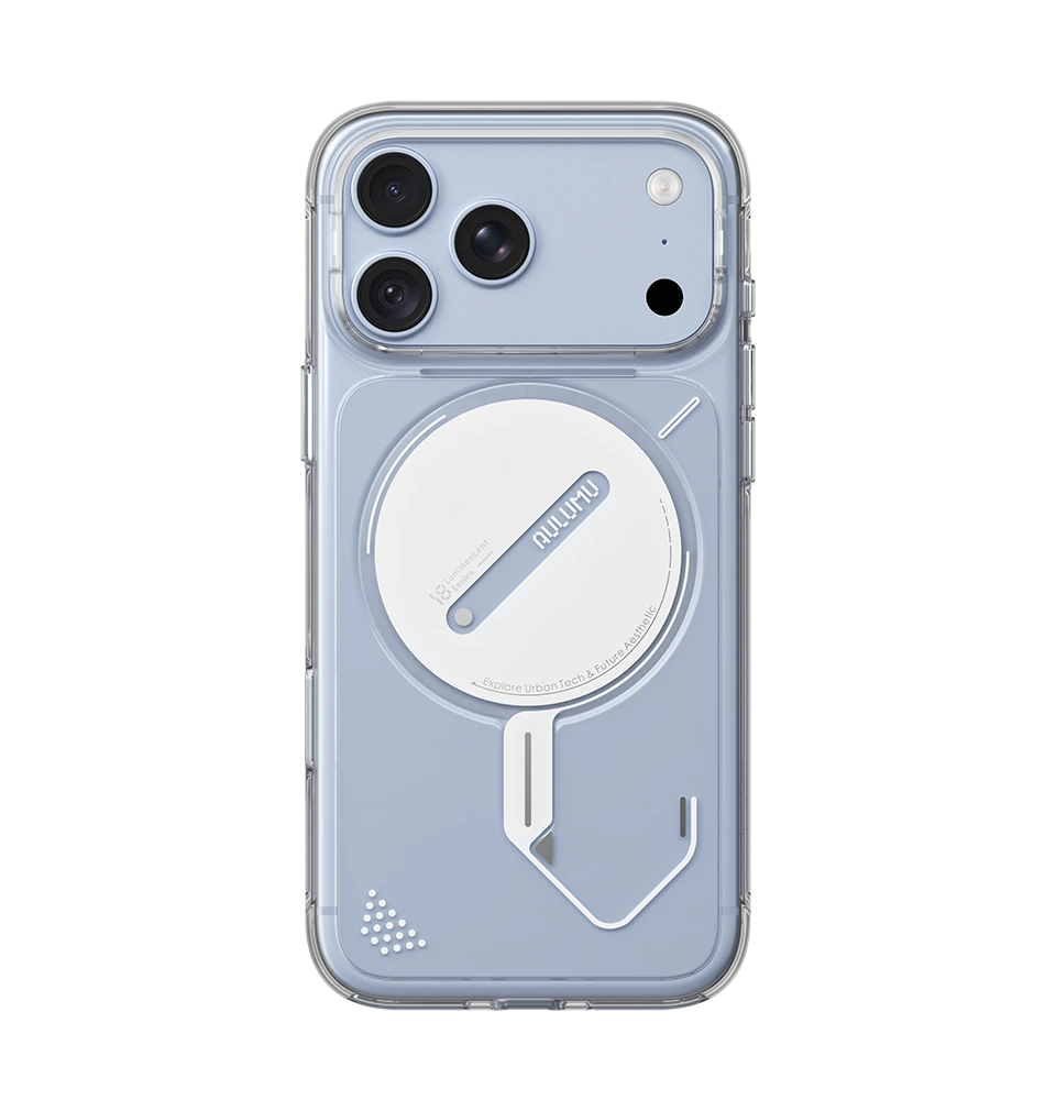 AULUMU A18 Ghost Lumen Transparent Case for iPhone 17/18 Pro Max