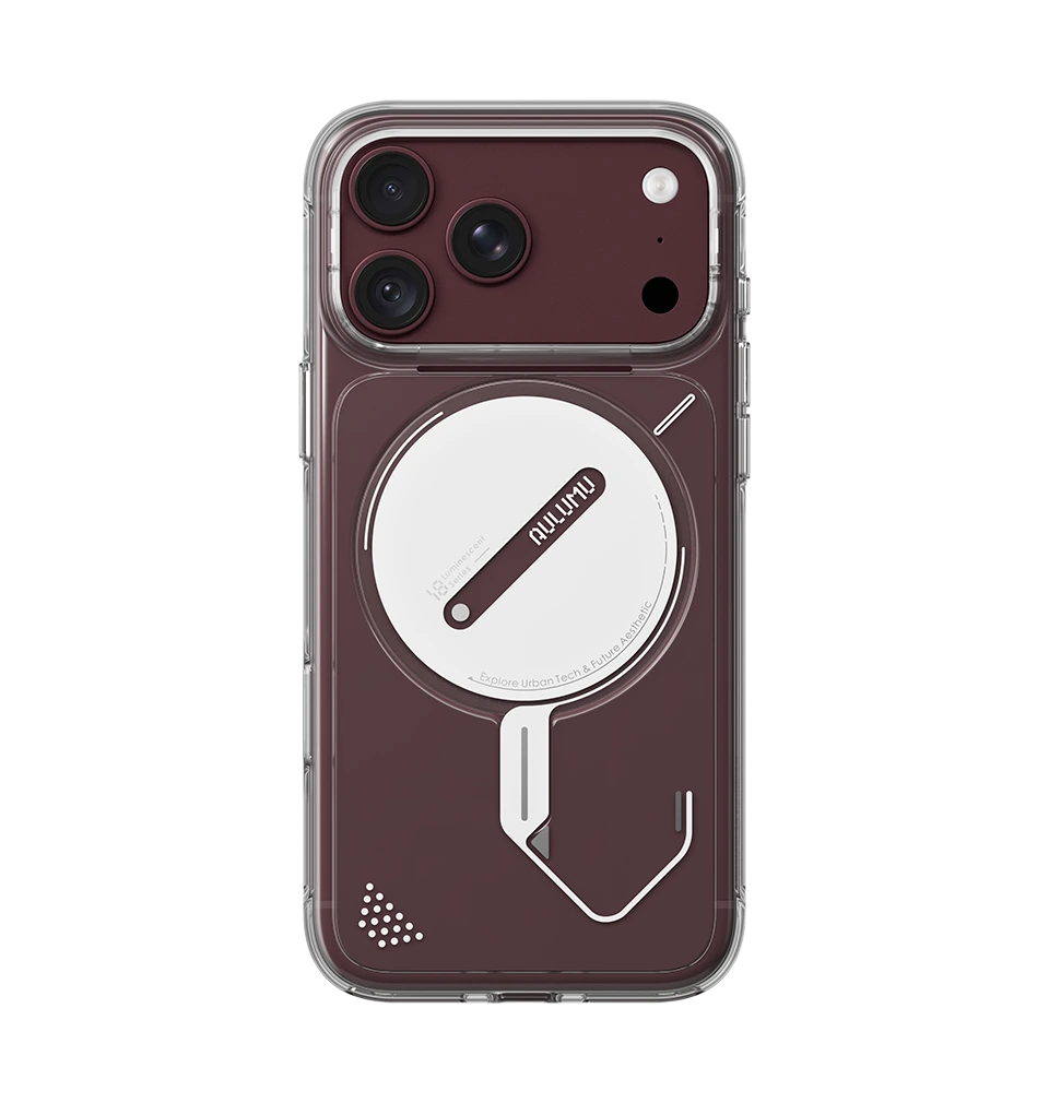 AULUMU A18 Ghost Lumen Transparent Case for iPhone 17/18 Pro Max