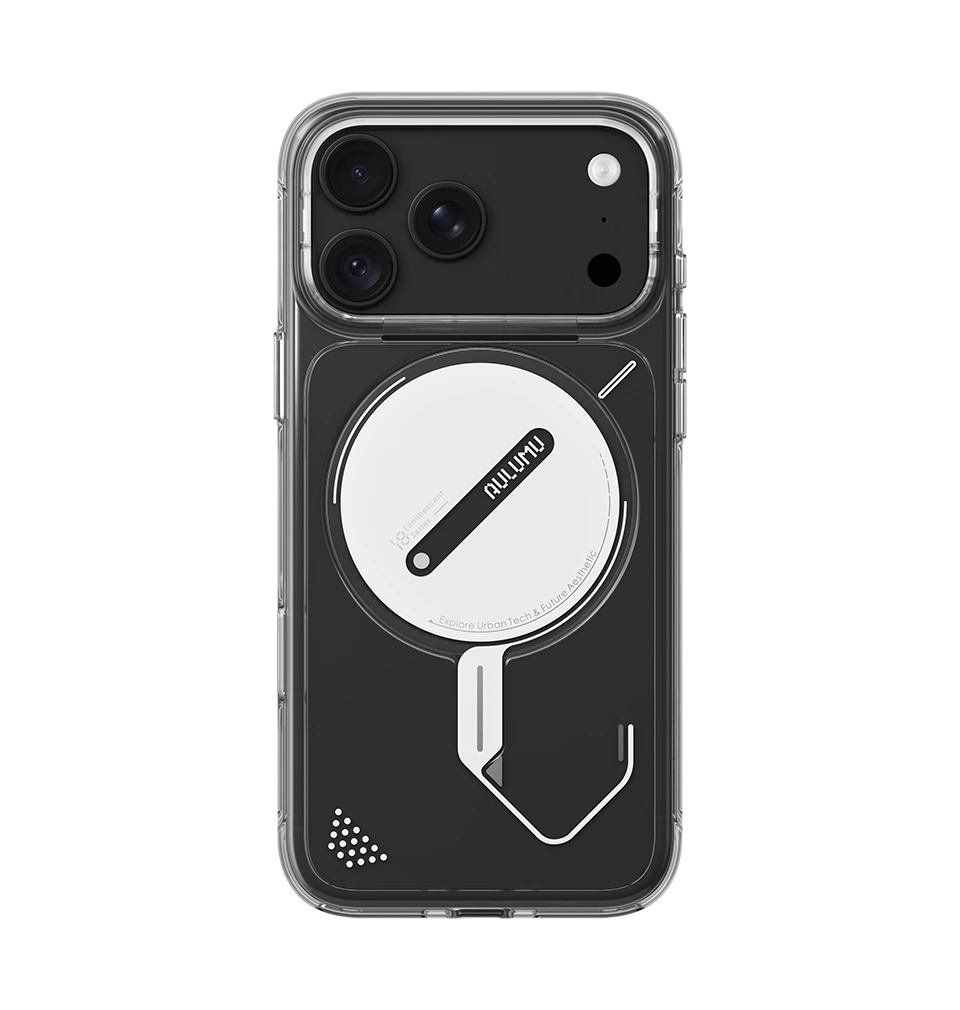 AULUMU A18 Ghost Lumen Transparent Case for iPhone 17/18 Pro Max