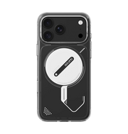 Transparent AULUMU A18 Ghost Lumen iPhone 17/18 Pro Max case by TecHub, showcasing clear design and precise cutouts.