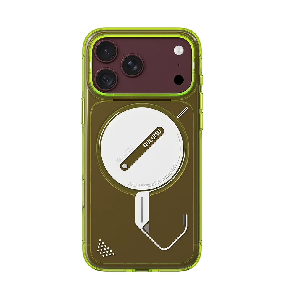 AULUMU A18 Ghost Lumen Transparent Case for iPhone 17/18 Pro Max