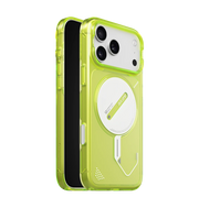 Transparent AULUMU A18 Ghost Lumens case for iPhone 17/18 Pro Max by TecHub, showcasing clear design and precise cutouts.