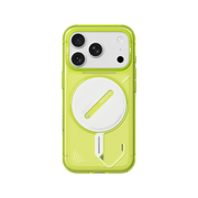 Transparent AULUMU A18 Ghost Lumen case for iPhone 17/18 Pro Max, featuring a clear design and luminous accents by TecHub.