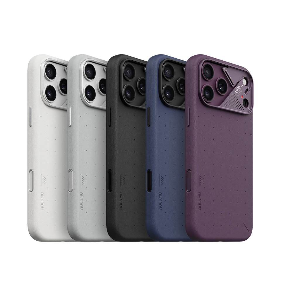 AULUMU A18 Particle Vegan Leather Case for iPhone 17/18 Pro Max