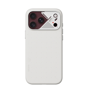 TecHub AULUMU A18 Particle Vegan Leather Case for iPhone 17/18 Pro Max, showing textured black protective cover with precise cutouts.