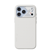 AULUMU A18 Particle vegan leather case for iPhone 17/18 Pro Max by TecHub, featuring a sleek, textured black design.