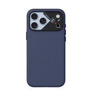 TecHub AULUMU A18 Particle Vegan Leather Case for iPhone 17/18 Pro Max, showing sleek black protective phone case with textured finish.