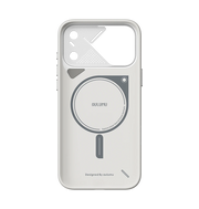 AULUMU A18 Particle vegan leather case for iPhone 17/18 Pro Max by TecHub, featuring a sleek textured design and precise cutouts.