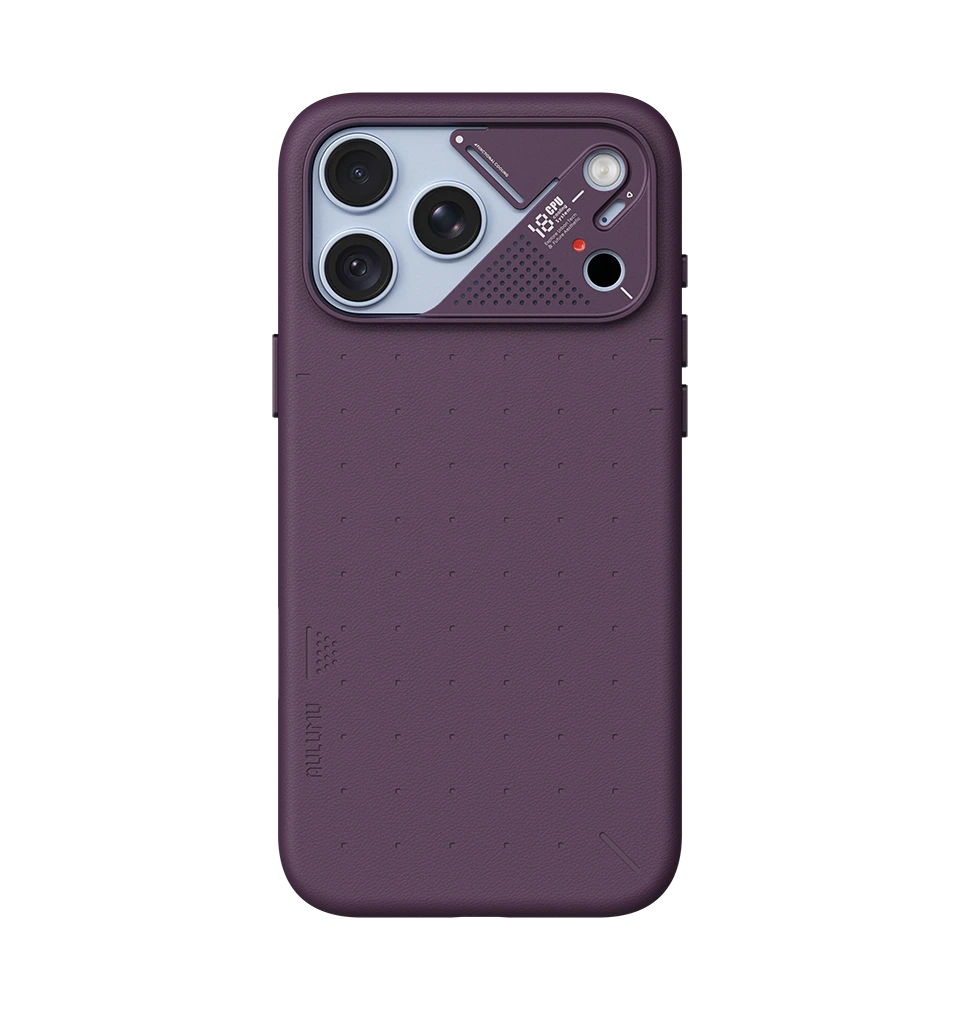 AULUMU A18 Particle Vegan Leather Case for iPhone 17/18 Pro Max
