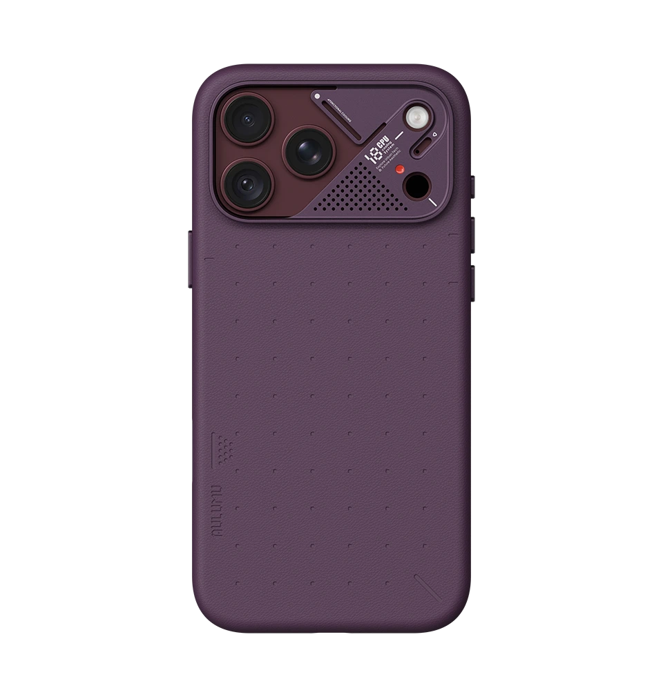 AULUMU A18 Particle Vegan Leather Case for iPhone 17/18 Pro Max