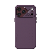 TecHub AULUMU A18 Particle Vegan Leather Case for iPhone 17/18 Pro Max, showing the stylish black protective phone case with textured finish.