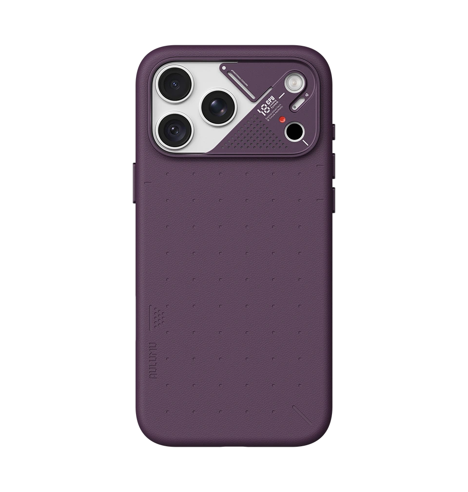 AULUMU A18 Particle Vegan Leather Case for iPhone 17/18 Pro Max