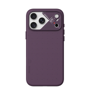 AULUMU A18 Particle Vegan Leather Case for iPhone 17/18 Pro Max, black with textured surface, designed by TecHub.