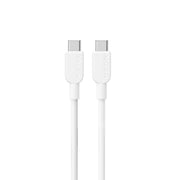 TecHub Anker 310 USB-C to USB-C cable for 60W fast charging, 3ft length, black with braided design, ideal for charging and data transfer.