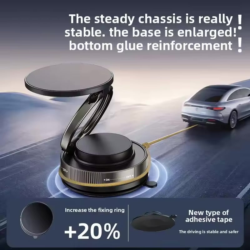Magsafe Holder Suction Cup Phone Mount Adjustable Swivel Lock, for Your Car/Gym/Mirror