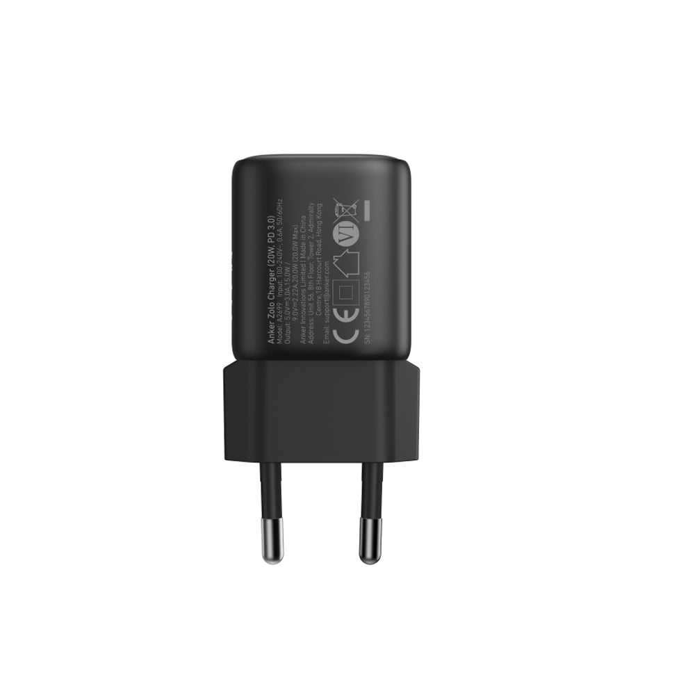 Anker Zolo Charger USB-C 20W - Black / Warranty - TecHub