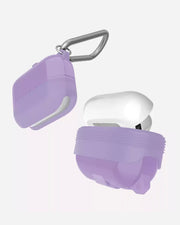 Purple Raptic Journey case for AirPods Pro by X-Doria, showing a protective, stylish cover for wireless earbuds.