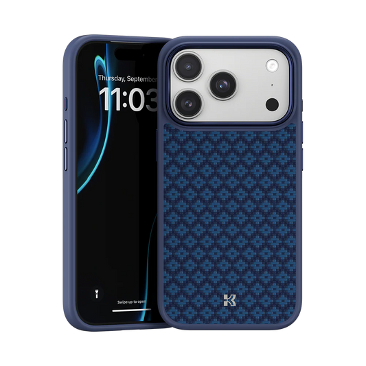 Benks ArmorGrid ArmorAir Case built with Kevlar® for iPhone 17 Pro Max - Blue